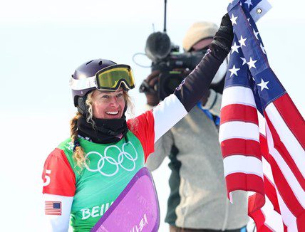 Lindsey Jacobellis wins the U.S. its first gold medal at the 2022 Beijing Olympics
